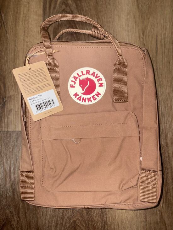 Fjallraven Kanken Mini Backpack Khaki Dust Open Box Unused main image 7